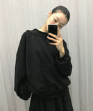 CROP TURTLE HOODIE
