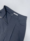 Launer Pocket Two-Tuck Wide Slacks