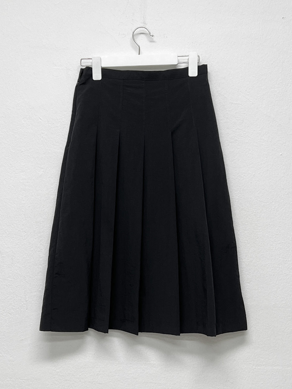 【INCHANT ME】Nylon Pleated Midi Skirt INCHANT ME(インチャントミー) - ナイロンプリーツミディ