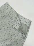 Dot Crease Mermaid Midi Skirt