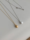 Pebble Drop Layered Necklace