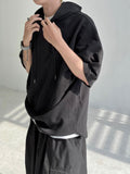 Drop-down Half Hood T-Shirt