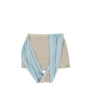 Draped Pumpkin Shorts