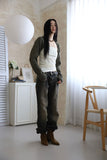 Washed teen bootcut denim