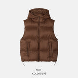 Tailed Padding Hood Vest