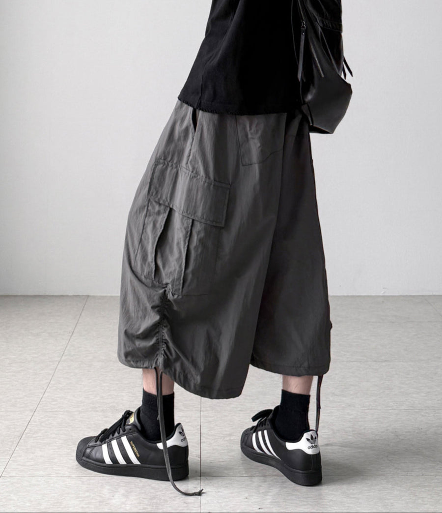 【YOURNUS】Carpenter Black Linen Bermuda Denim YOURNUS】Carpenter Black Linen Bermuda Denim (YOURNUS/デニム