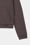 Jersey high-neck zip-up