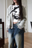 tin brush over denim