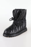 Quilted padded boots