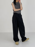 [unisex] Work Peach Bijo Wide Pants