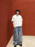 Multi Cargo Pocket Unique Denim