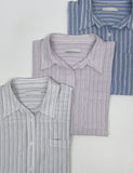 Park Stripe Overfit Shirt