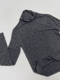 Half Moon Ribbed Half-Pola T-Shirt
