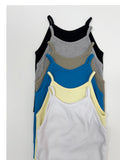 Halter Round Ribbed Sleeveless