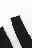 Flat ribbed socks
