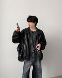 Cynical Crop Leather Jacket