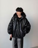 Keysia Fur Leather Jumper