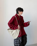 Finish Collar Knit T-shirt