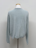 Mute Raglan Round Neck Cardigan