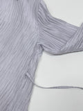 Pleated Strap Loose Fit Blouse