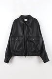 Berin Leather Blouson Jacket