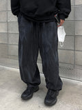 Wrinkle Washing Dark Balloon Denim PT