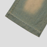D-Ring Sand Washed Bermuda Denim