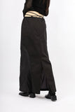 see-through mesh long skirt