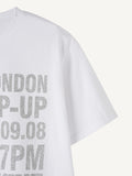Pop-up vintage print T-shirt