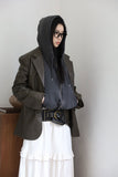 Bai Washing Crop Zip-Up