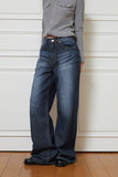 washing a-line denim
