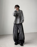 Kuma Lettering Balloon Denim