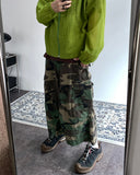 Military Camo Cargo Bermuda Pants