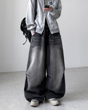 Two Kids Sagging Balloon Denim