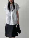 Wrinkle Mermaid Midi Skirt