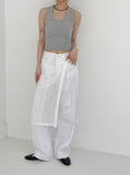 Lace Chiffon Wrap Skirt