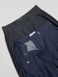Tencel Semi Wide Denim Slacks