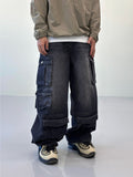 Millie utility washed denim jeans