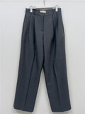 Ber Linen Two Tuck Wide Slacks