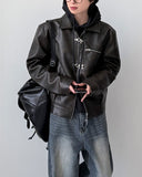 Barrier Hook Leather Jacket