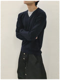 Tribe Layered Crop V-Neck Knit
