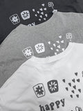 Happiness Printing Overfit Short Sleeve T-Shirt
