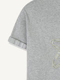 Check Star Applique T-shirt