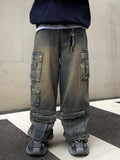 Unique Cargo Wide Denim