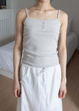 BUTTON LAYERED SLEEVELESS