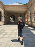 Checka Dirty Oil Bermuda Denim Pants