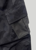 Diagonal Camo Balloon Cargo Pants