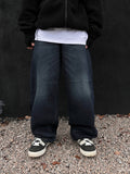 Dope Coated Wide Denim Pants