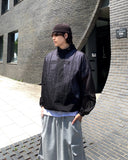 Summer Beach Net Hood Zip-Up
