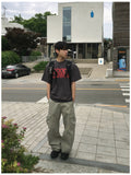 Barz Cut Curved Wide Pants